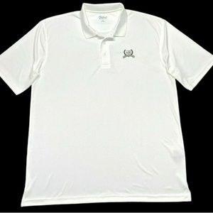 Oxford Polo Shirt - Conestoga Golf Club Insignia  - Color White  Men's Size 4XL